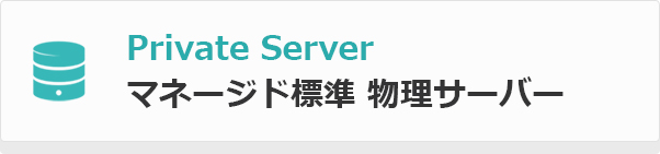 Private Server マネージド標準 物理サーバー